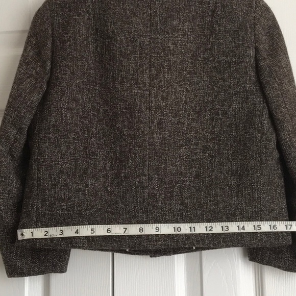 Banana Republic Wool Tweed Swing Retro Crop Jacket 4P - Picture 10 of 16